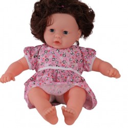 0073 60 CM DOLGU GÖVDELİ SAÇLI BÜYÜK BEBEK