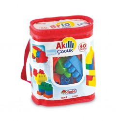 01021  Akıllı Çocuk Blokları 40 Parça
