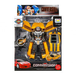 1:24 Sesli ve Işıklı Dönüşebilen Robot 22 cm