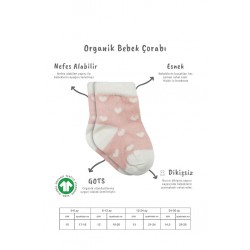 3'Lü Penye Cute Stars Soket Çorap BS10115 Pembe