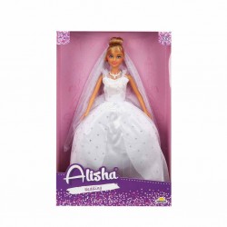 3381 NessiWorld-RST-SIS-Gelinlikli Manken Bebek 29 cm