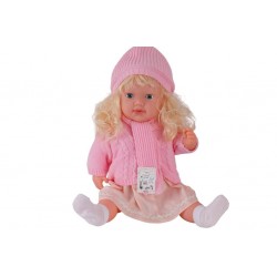 7959 60 CM TRİKOLU HIRKALI SAÇLI BÜYÜK BEBEK