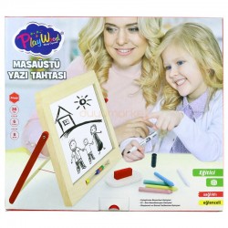 Ahşap Masa Üstü Yazı Tahtası 385