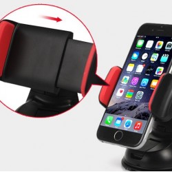 Araç İçi Torpido ve Cam Vakumlu Kısa Boy Telefon Tutucu