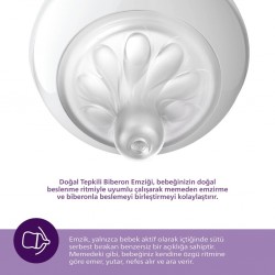 Doğal Tepkili Natural Response 2'Li Biberon Emziği No:5 6+ Ay