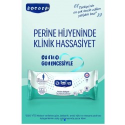 Perine Bölgesi Vücut Temizleme Havlusu 50'li