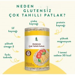 Çok Tahıllı Pirinç Patlağı 100 Gr