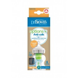 Geniş Ağız Anti Kolik Options+ Cam Biberon 150 ml