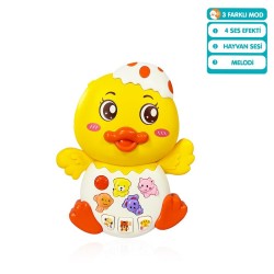 JLG-855-144A IŞIKLI VE MÜZİKLİ ÖRDEK BEBEK