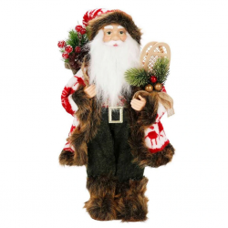 Kürklü  Dekoratif Biblo 41 cm