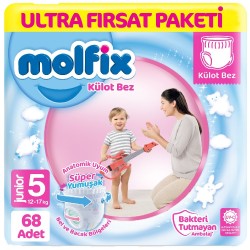 Külot Bez Ultra Fırsat Paketi 5 Beden 12-17 Kg 68 Adet