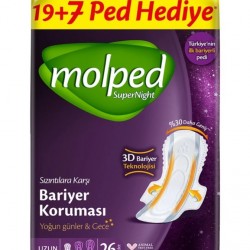 SüperNight Süper Gece Ped 26 Adet