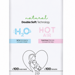 Natural Double Soft Bebek Bezi Fırsat Paketi 3 Beden 42 Adet