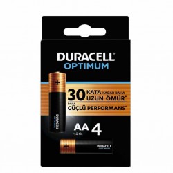 NessiWorld 4Lü Optimum AA Kalem Pil