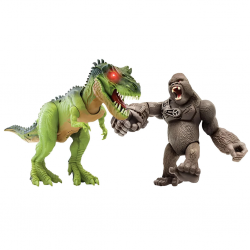 NessiWorld Clash Gorilla vs T-rex Sesli Işıklı Oyun Seti