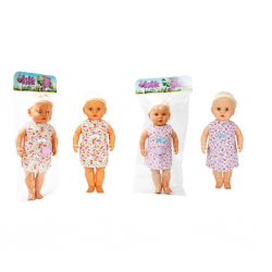 NessiWorld Lila Sesli Saçlı Et Bebek
