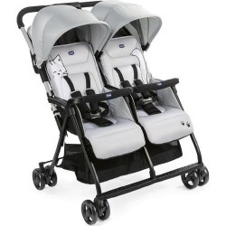 Ohlala Twin İkiz Bebek Arabası Silver