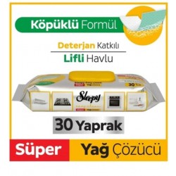 Yüzey Temizlik Havlusu 30 Adet Yağ Çözücü