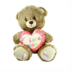 PJH2324 PELUŞ 30CM LOVE YOU KALPLİ AYI