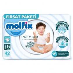 Premium Bebek Bezi Fırsat Paketi 5 Beden 11-18 Kg 42 Adet