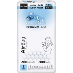Bio Natural Premium Plus Airbag Comfort Bebek Bezi 5 Beden 40 Adet