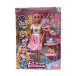 WG66962 -Kutulu  Pet Shop Bebek Set 11,5 inç
