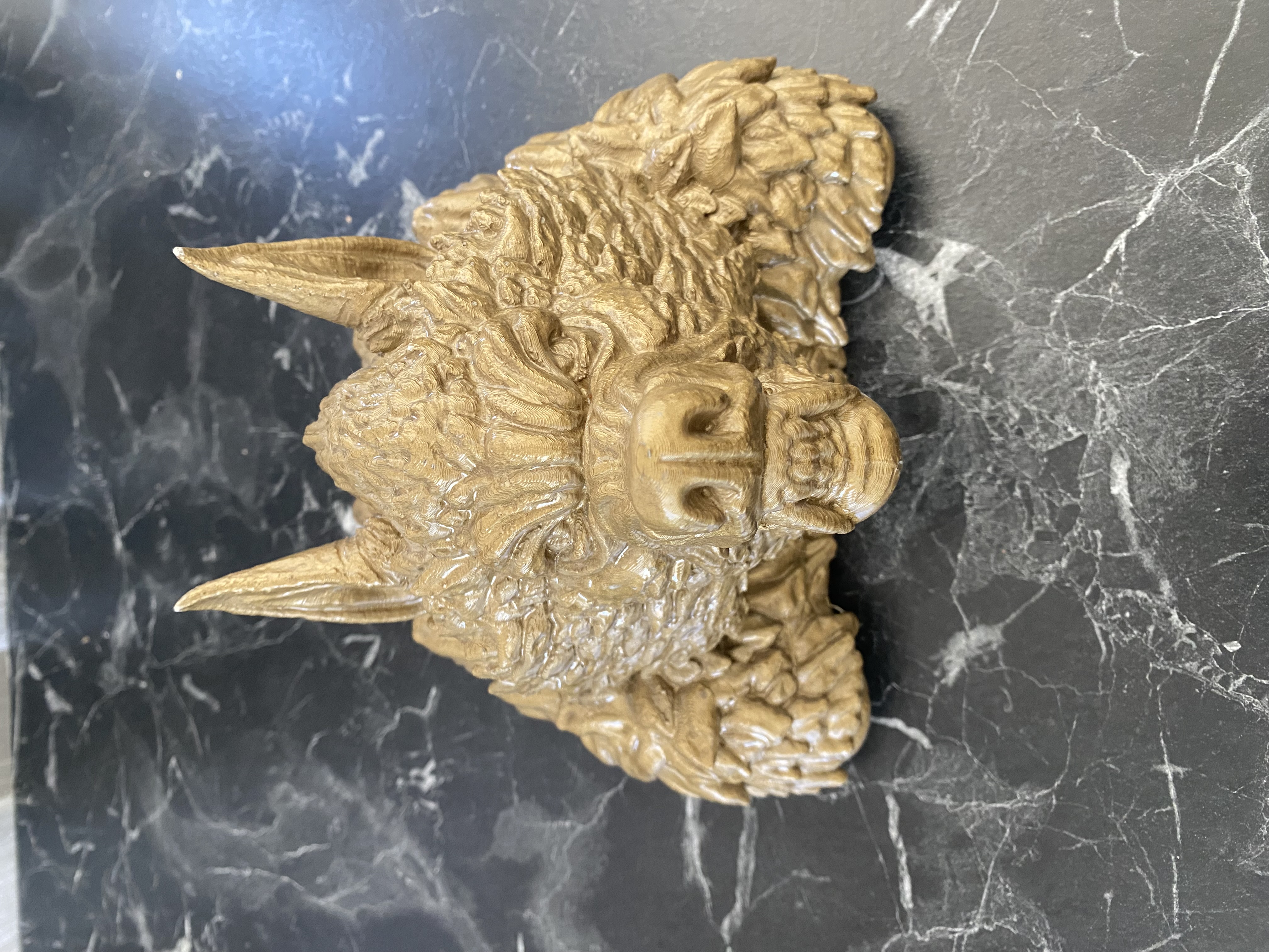 3D Baskı Kurt kafası