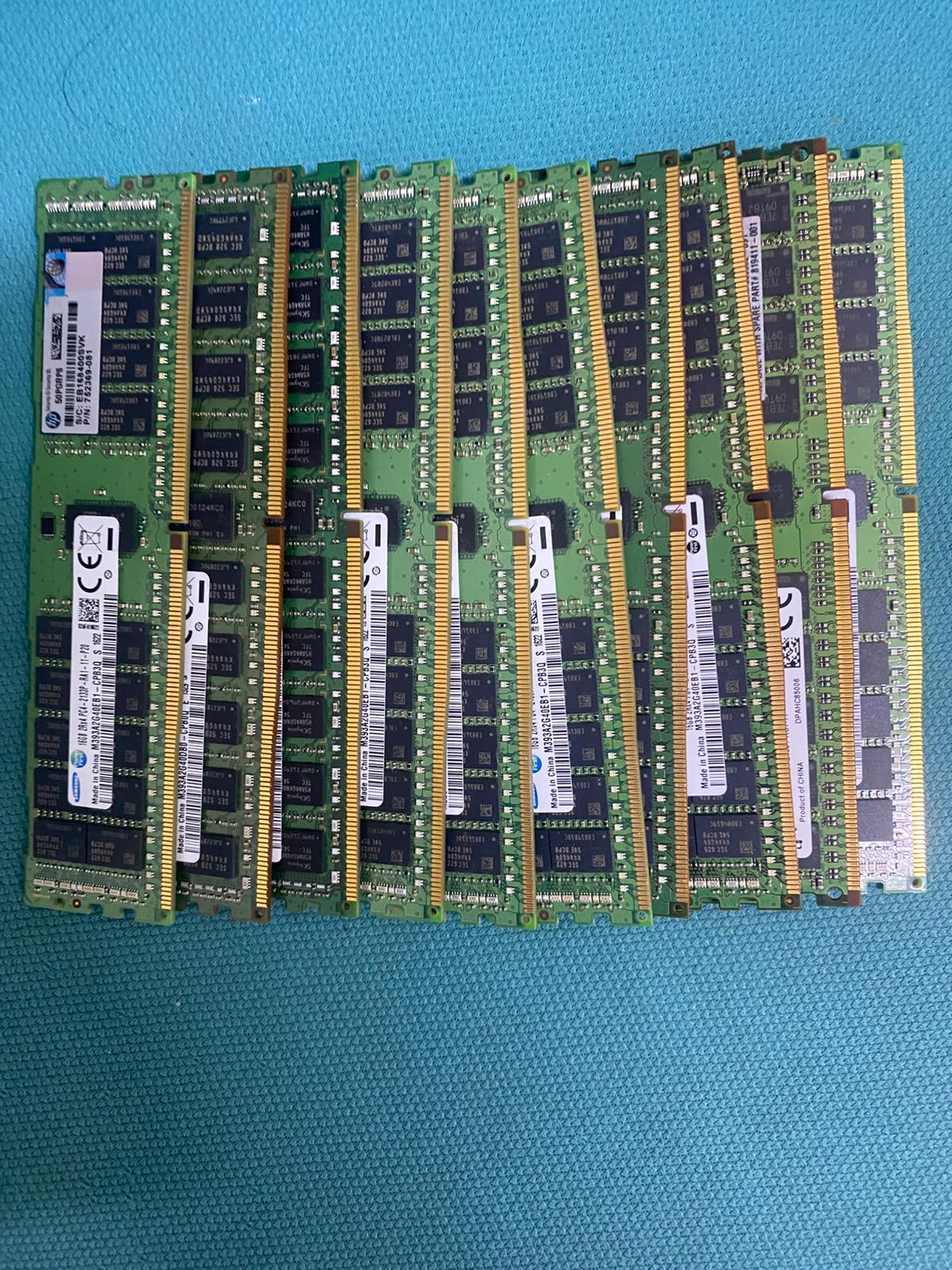 1 Adet Samsung M393A2G40EB1-CPB4Q 16GB PC4-17000 DDR4-2133MT/S