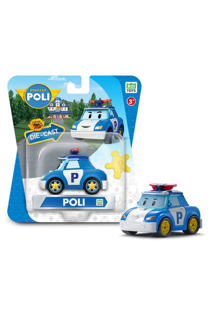 Robocar Poli Metal Araç Karakter Figürler - Poli